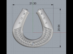 horseshoe 3D 打印模型