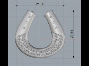 horseshoe 3D Print Model