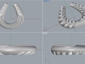 horseshoe 3D 打印模型