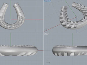 horseshoe 3D Print Model