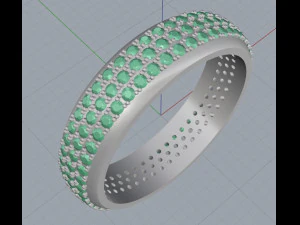 ring 3 roads 3D Print Model