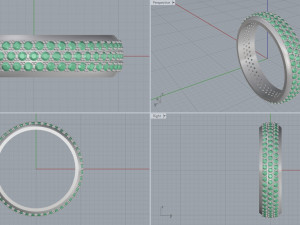 ring 3 roads 3Dプリントモデル