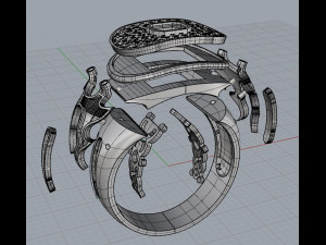 ring 5 Model Cetak 3D