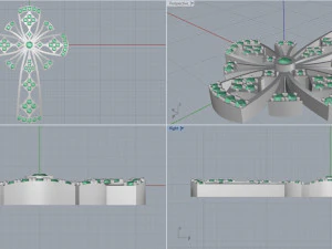 croce 2 Modello di stampa 3D