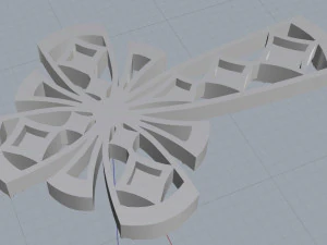croce 2 Modello di stampa 3D
