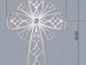 croce 2 Modello di stampa 3D
