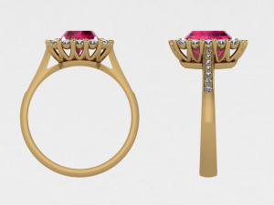 ring 8 Model Cetak 3D