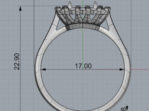ring 8 Model Cetak 3D
