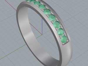 ring 9 3Dプリントモデル