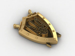 ukraine emblem 3D Print Model