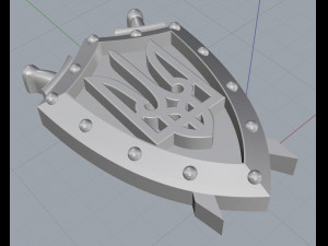 ukraine emblem Model do druku 3D
