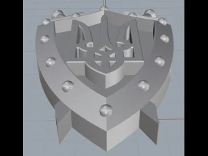 ukraine emblem 3D Print Model