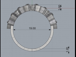 ring 12 Model Cetak 3D