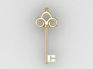 tiffany key 1 3D Print Model