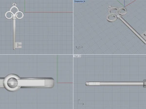 tiffany key 1 3D Print Model