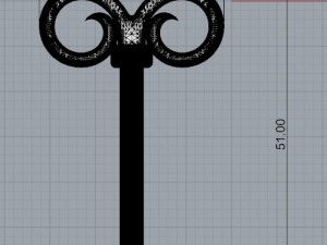 tiffany key 1 3D Print Model