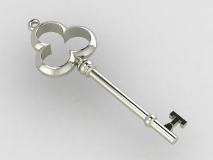 tiffany key 2 3D-printmodel