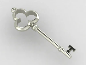tiffany key 2 3D Print Model