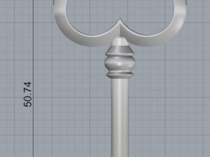 tiffany key 2 3D-printmodel