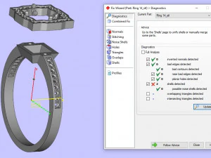 ring 14 3D Print Model