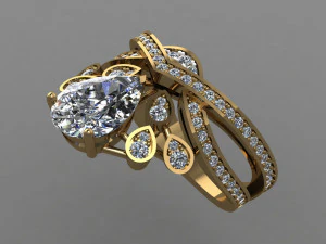 chaumet ring replica 3D Print Model