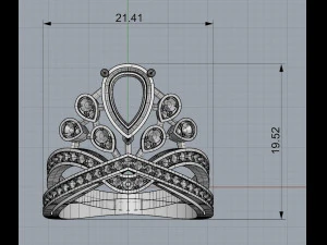 chaumet ring replica 3D Print Model