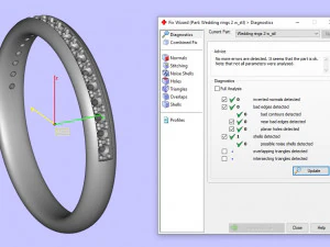 wedding rings 2 3D Print Model