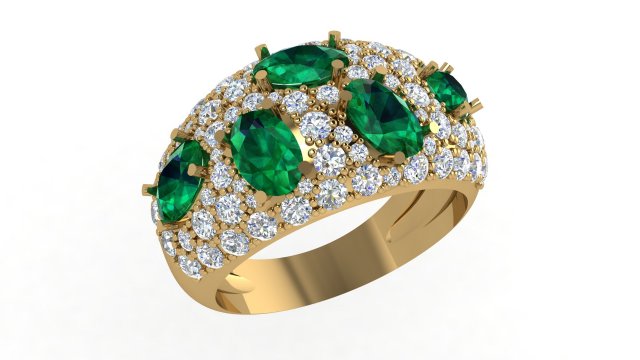 ring 18 3D प्रिंट मॉडल .c4d .max .obj .3ds .fbx .stl .blend 