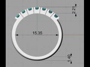 ring 15 Modello di stampa 3D