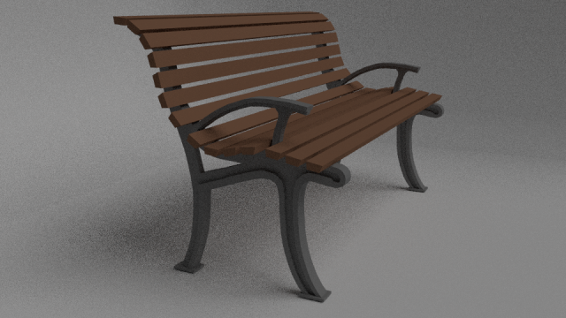 bench Modèle 3D .c4d .max .obj .3ds .fbx .stl .blend 