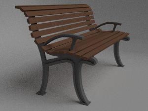 bench Modèle 3D