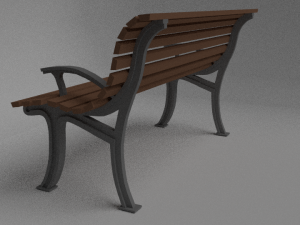 bench Modèle 3D