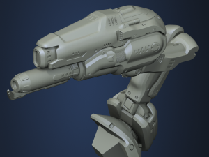 Zombie DOOM Slayer 3D-printmodel