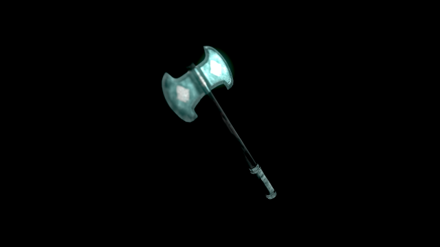 hammer for a game and movie 3D Модель .c4d .max .obj .3ds .fbx .stl .blend