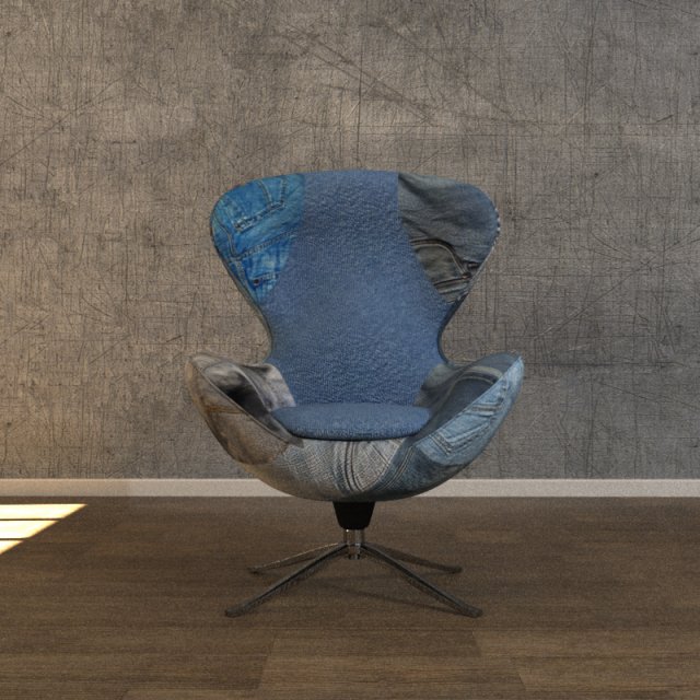kare lounge jeans 3D मॉडल .c4d .max .obj .3ds .fbx .stl .blend 