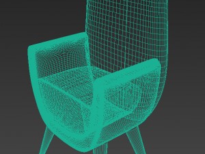 chair manie Modelo 3D