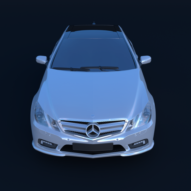 mercedes benz e500 coupe 3D मॉडल .c4d .max .obj .3ds .fbx .stl .blend 