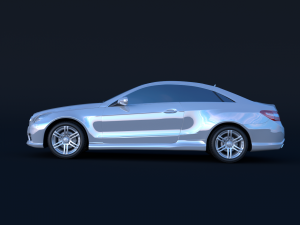 mercedes benz e500 coupe 3D मॉडल