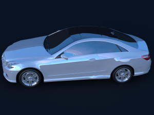 mercedes benz e500 coupe 3D मॉडल