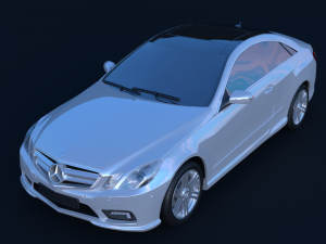 mercedes benz e500 coupe 3D मॉडल