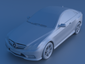 mercedes benz e500 coupe 3D मॉडल