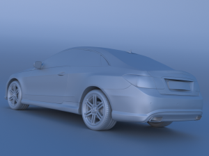 mercedes benz e500 coupe 3D मॉडल