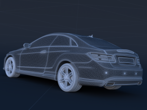 mercedes benz e500 coupe 3D मॉडल