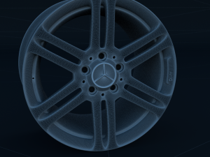 mercedes benz amg rim 3D मॉडल
