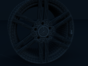 mercedes benz amg rim 3D मॉडल