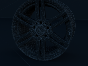 mercedes benz amg rim 3D मॉडल