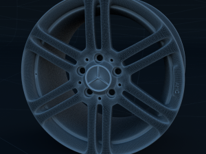 mercedes benz amg rim 3D मॉडल