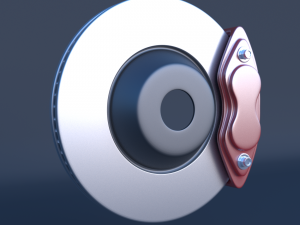 mercedes benz brakes 3D Model