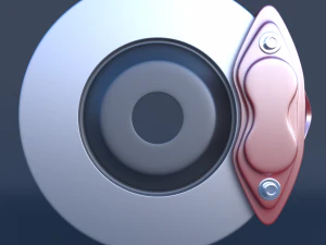 mercedes benz brakes 3D Model