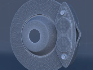 mercedes benz brakes 3D Model
